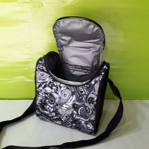 Imagen 3 de 3 de Lonchera Suave Gear De 9 Latas.nueva. Práctico Tamaño Con C