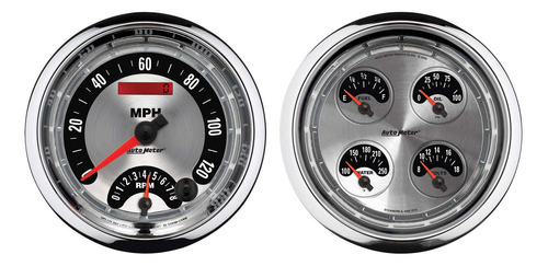 Auto Meter 1205 American Muscle 5  Quad Y Tacmetro/velocmetr