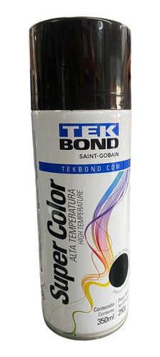 Pintura Spray Negro Alta Temperatura Tek Bond Cod: 1060100