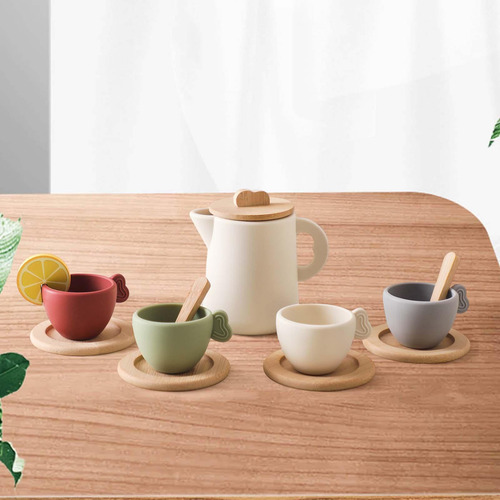 Juego De Té Para Niñas Pequeñas, Hora Del Té Con Base