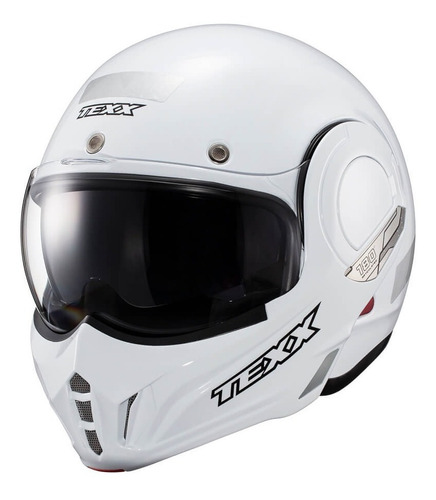 Capacete Texx Esc Stratos 180 Branco Brilho 62