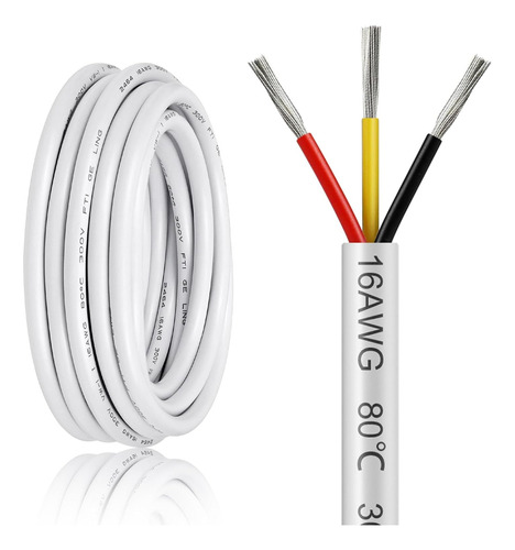 Cable Eléctrico Cable Conductor De 65.6 Pies 22awg, Ca...