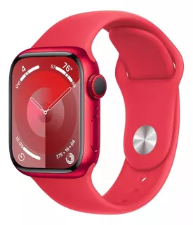Apple Watch Series 9 GPS + Celular • Caja de aluminio (PRODUCT)RED de 45 mm • Correa deportiva (PRODUCT)RED - S/M - Distribuidor autorizado