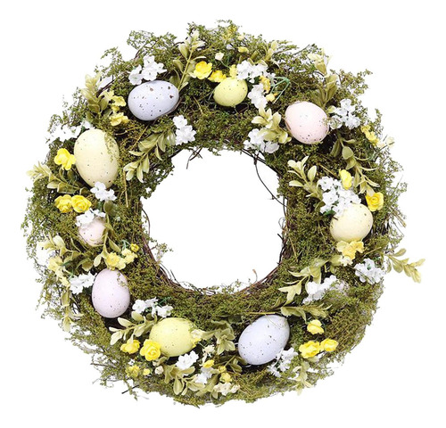 Guirnalda De Huevo De Pascua De Primavera 35cm Guirnalda