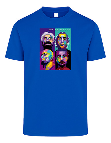 Playera Azul Rey Unisex Premium System Of A Down Ag162