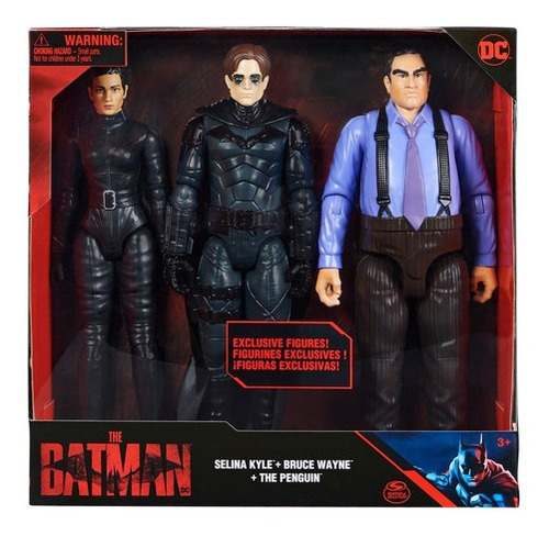 Figuras De Acción Pack De 3 Batman Película 30 Cm