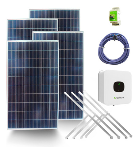 Kit Solar Ahorro 1000w Sistema Conectado A Red | Intermedio