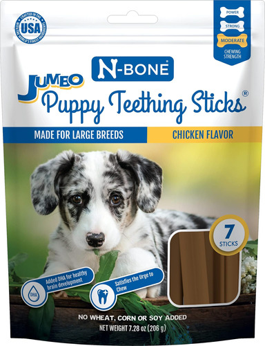 N-bone Jumbo Puppy Teething Sticks Golosinas Para Perros Con