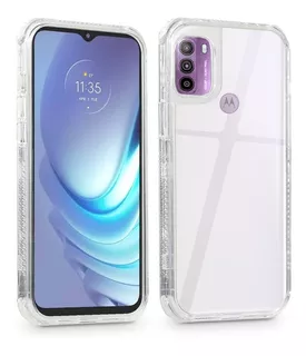 Funda Para Moto Motorola Uso Rudo Alto Impacto Transparente