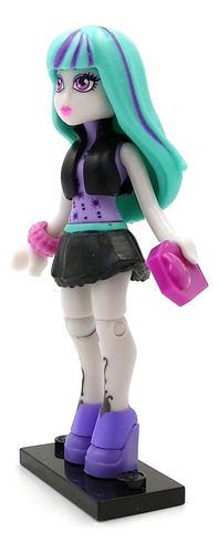 Monster High Twyla Mega Bloks Construx Mattel Skullection (Usado)
