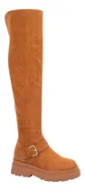 Comprar Bota Larga  De Dama Casual Tierra Bendita 9b7k Color Camel