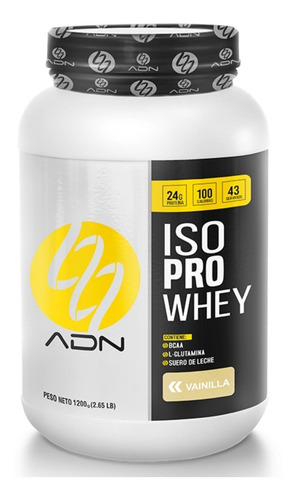 Proteina Aislada Iso Pro Whey 1.200kg ¡¡100% Original Adn!!