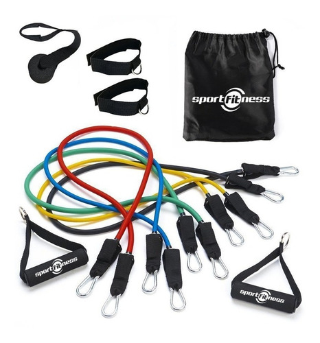 Bandas Elasticas Kit Teratubos Sportfitness X 5 Gimnasio