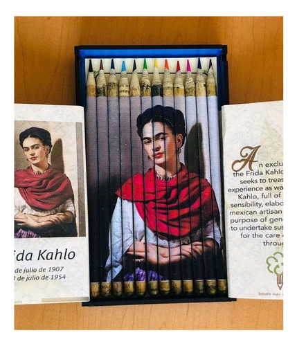 Colección De Lapices Colores Ecológicos Frida Kahlo, Kuil