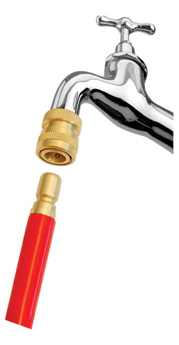 Conector Engate Rápido 1/2 Com Pino 3/4 Latão