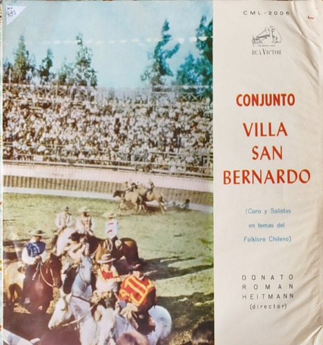 Vinilo Lp De Conjunto Villa San Bernardo (xx983