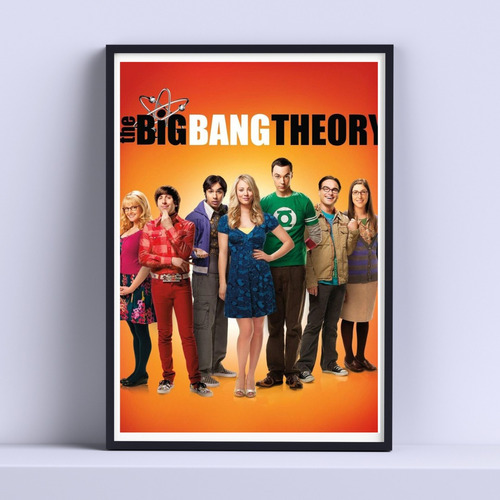 Cuadro The Big Bang Theory Portadas 30x40cm Listo P Colgar