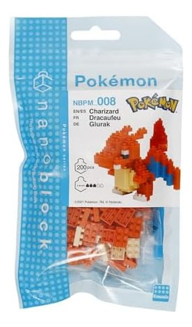 Nanoblock - Pokémon - Charizard, Kit De Construcción De La S