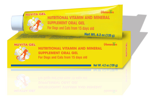 Vemedim, Vitamina Nutricional Y Gel Mineral Para Perros Y Ga