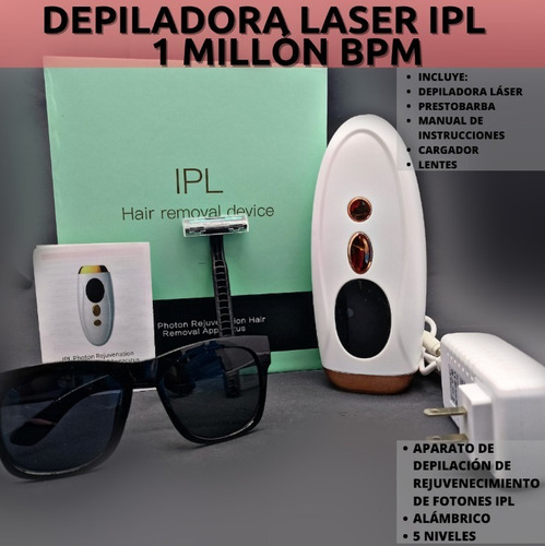Imagen 2 de 2 de Depiladora Láser Indolora Ipl 999999 Flash Nuevo Modelo 2021