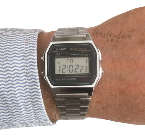 Reloj Casio Unisex Mod A-158wa-1d Vintage Garantia Oficial