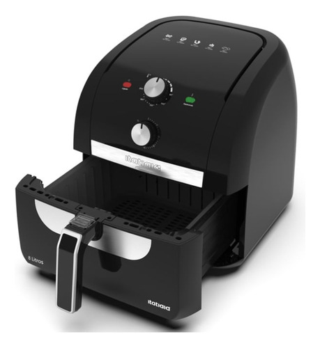 Fritadeira Air Fryer Itatiaia 8 Litros Preta Afita1003 127