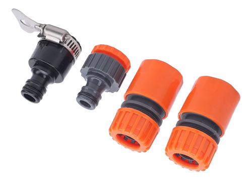Conector De Conexión Rápida Para Manguera De Jardín, 4 Pieza