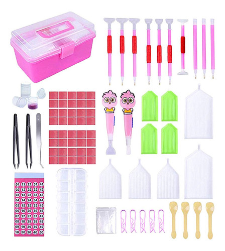 112pcs / Set 5d Kit De Herramientas De Pintura De Diamantes