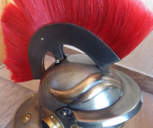Elmo Capacete Optio Romano Exercito Imperial Centurião - Aço