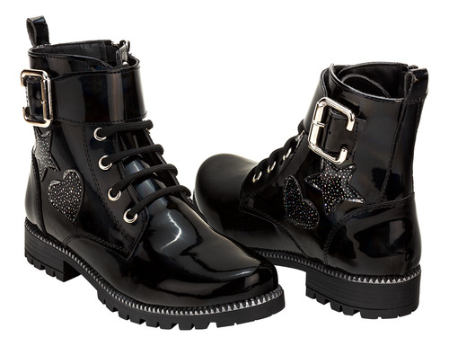 Bota Urbana Casual Charol Joven Blasito Tres Reyes