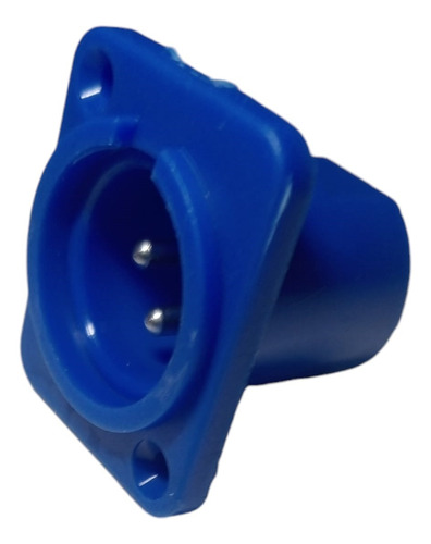 Conectores Para Xlr Dmx Canon Plastico Chasis 5 Machos/5 Hem 5 Machos 5 Hembras Azules