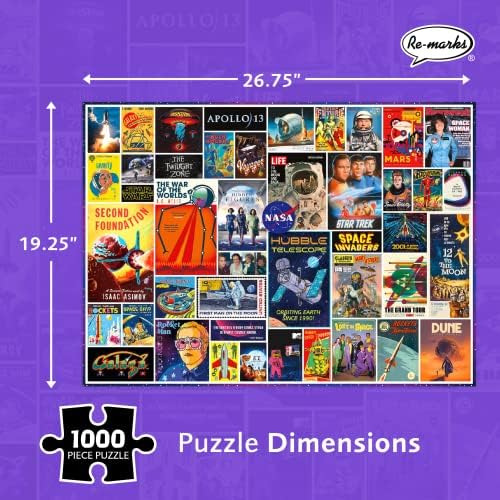 Re-marks Space Collage Puzzle, Rompecabezas De 1000 Piezas P