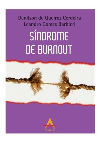 Livro: Sindrome De Burnout