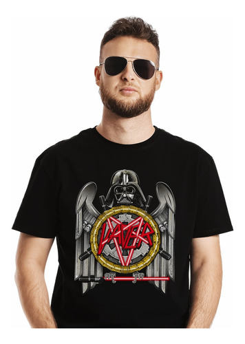 Polera Slayer Star Wars Darth Vader Metal Impresión Directa