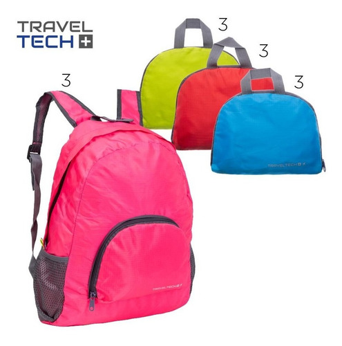 Mochila Plegable De Espalda Unisex Travel Tech Impermeable