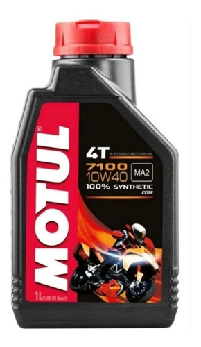 Imagen 1 de 3 de 7100 Motul 10w40 100% Sintetico Moto Cuatri Utv Rp