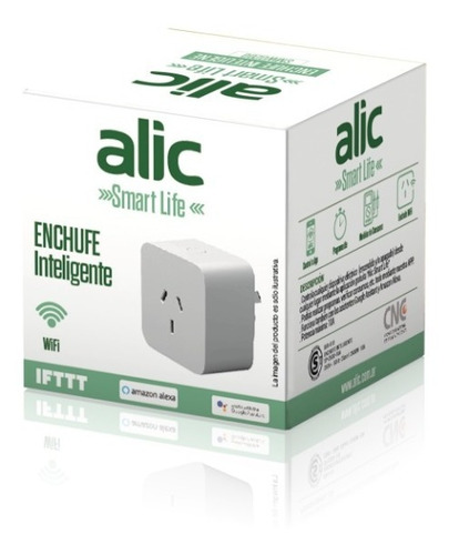 Enchufe Toma Inteligente Smart Alic Corriente 10a Oferta!!