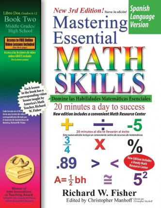 Libro Mastering Essential Math Skills Book 2, Spanish Lan...