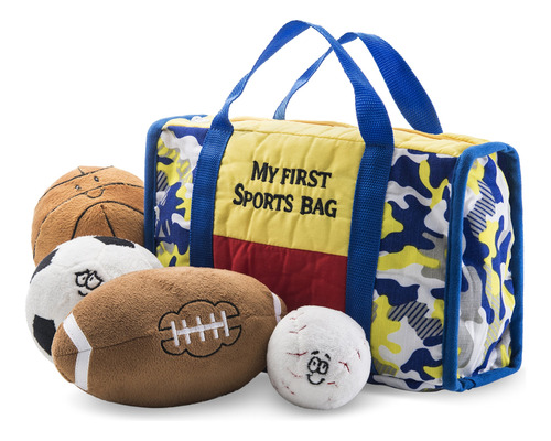 Set Deportivo My First Sports Bag Baloncesto Béisbol Fútbol