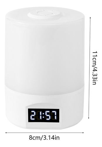 Lámpara De Escritorio B, Luz Nocturna Led, Recargable, Three