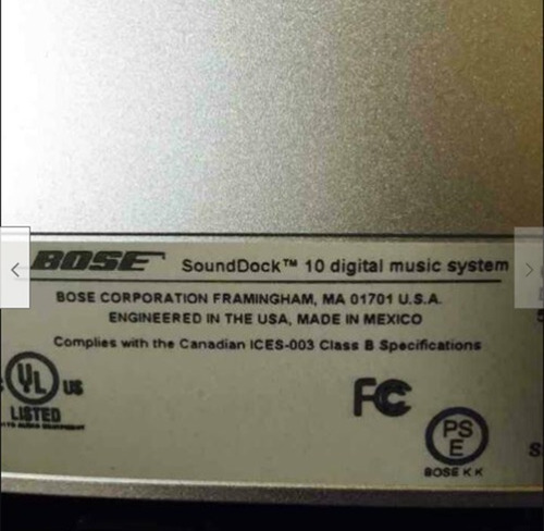 Imagen 8 de 9 de Receptor Audio Bluetooth Para Bose Sounddock Digital System