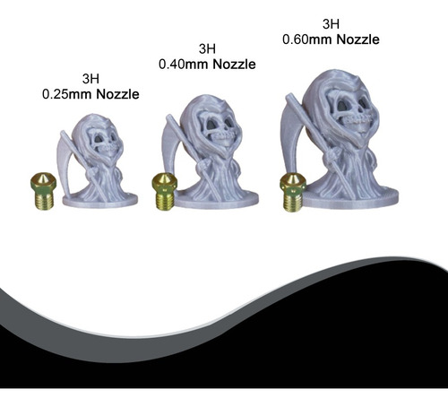 15 Boquilla Para Impresora 3d De Bronce Diámetro De 0,3 Mm