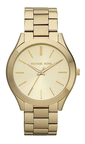 Relógio Michael Kors Feminino Performanc Mk3179/4dn Cor Da Correia Dourado Cor Do Bisel Dourado Cor Do Fundo Dourado