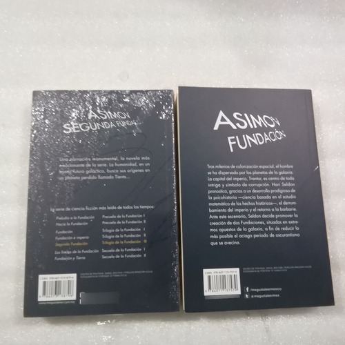 Fundación Y Segunda Fundación Isaac Asimov Nuevos Leer Descr (Usado)
