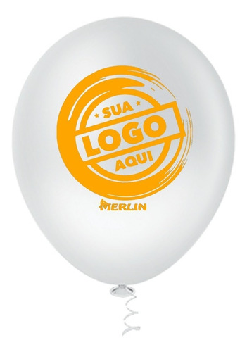 Imagem 7 de 8 de 200 Balão (bexiga) Personalizados Com Seu Logo N09 - 1 Lado