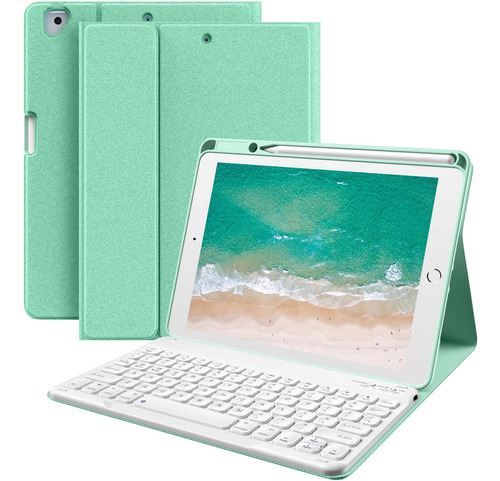 Hamile Funda P/ iPad Con Teclado 10.2 Air Y Pro De 10.5