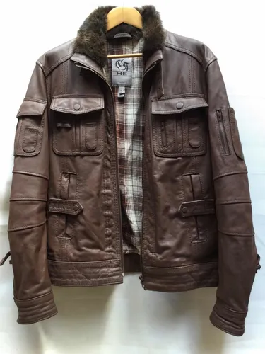 Casaca De Cuero Mango Hombre MercadoLibre