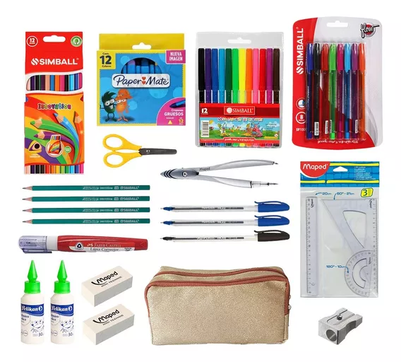 Kit Escolares Primaria Completa Set Utiles Libreria Combo