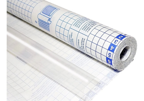 Imagen 1 de 3 de Rollo Papel Contact Autoadhesivo Transparente 45cmx10mts
