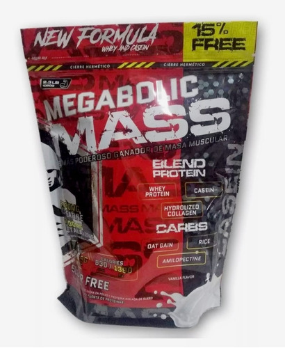 Megabolic Mass 2 Lbs Proteína - L a $24500